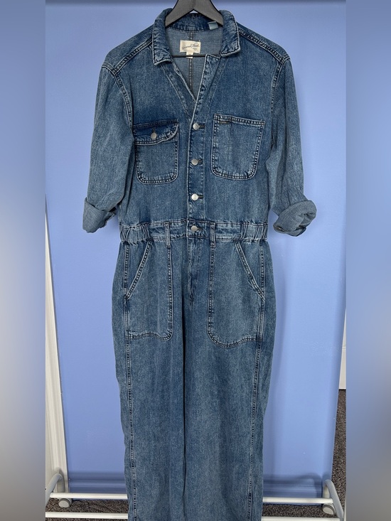 Universal Thread Pants - Universal Thread Light Blue Denim Jumpsuit
